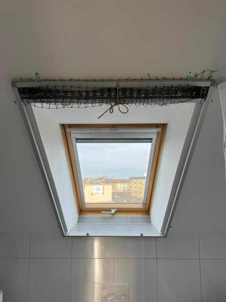 Katzensicherung für Dachfenster